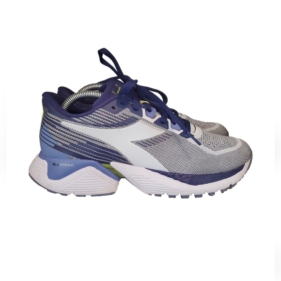 DIADORA BLUESHIELD MYTHOS VIGORE SNEAKERS. SIZE 8.5 WOMEN'S. "NO INSOLES".... - Picture 1 of 8